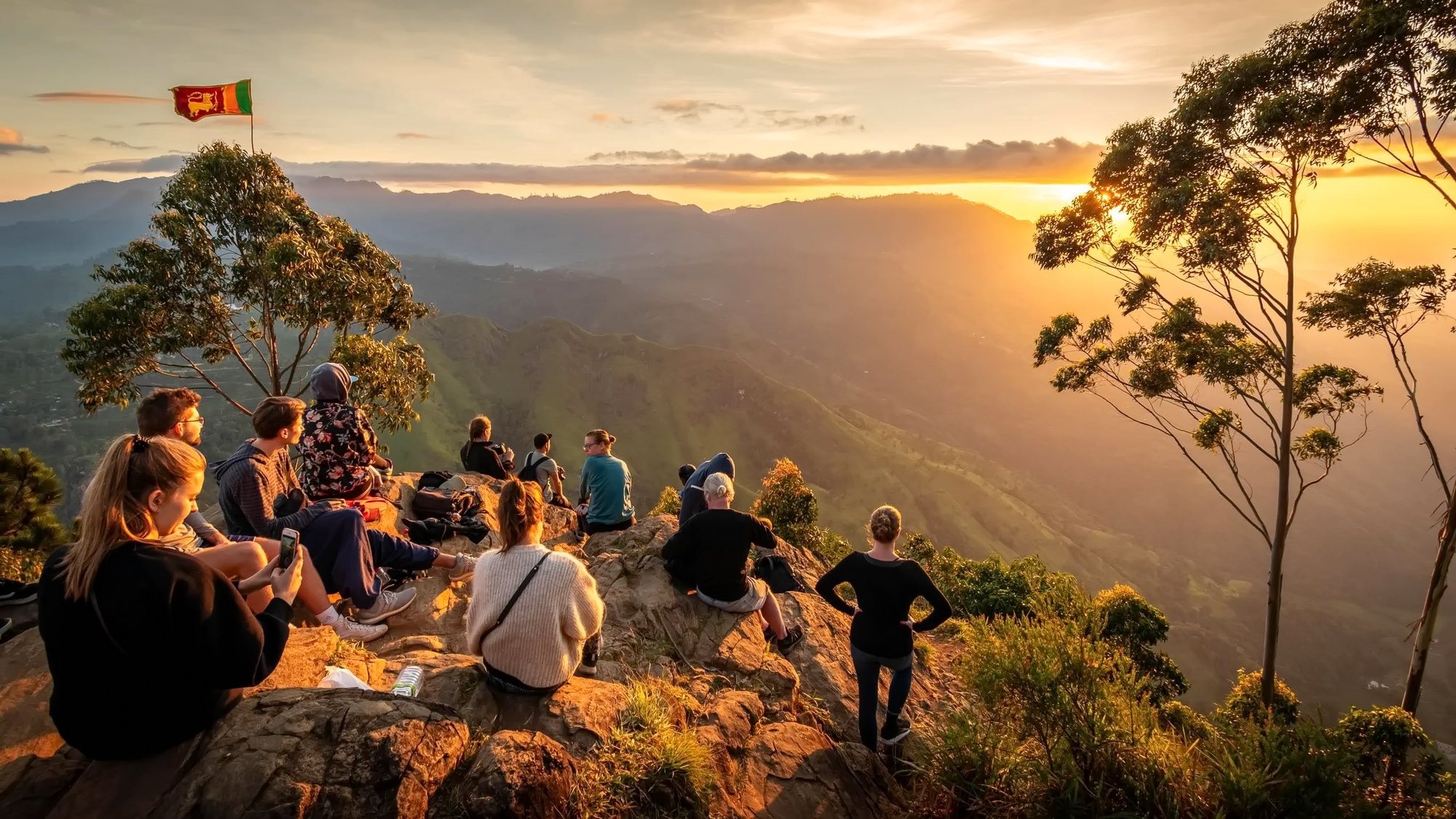 Sunrise at Ella Rock Sri Lanka