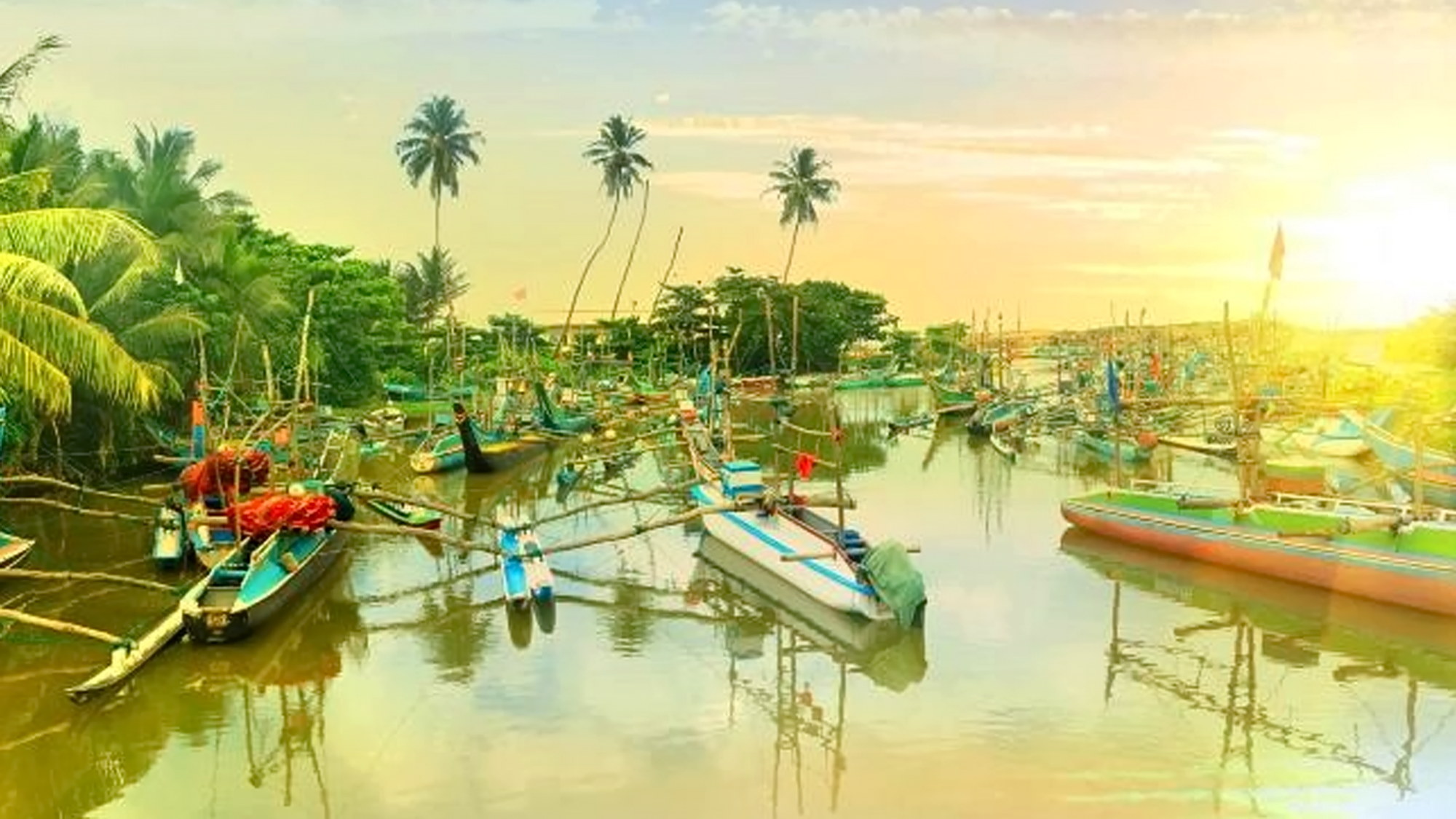 Negombo coastal area, Sri Lanka