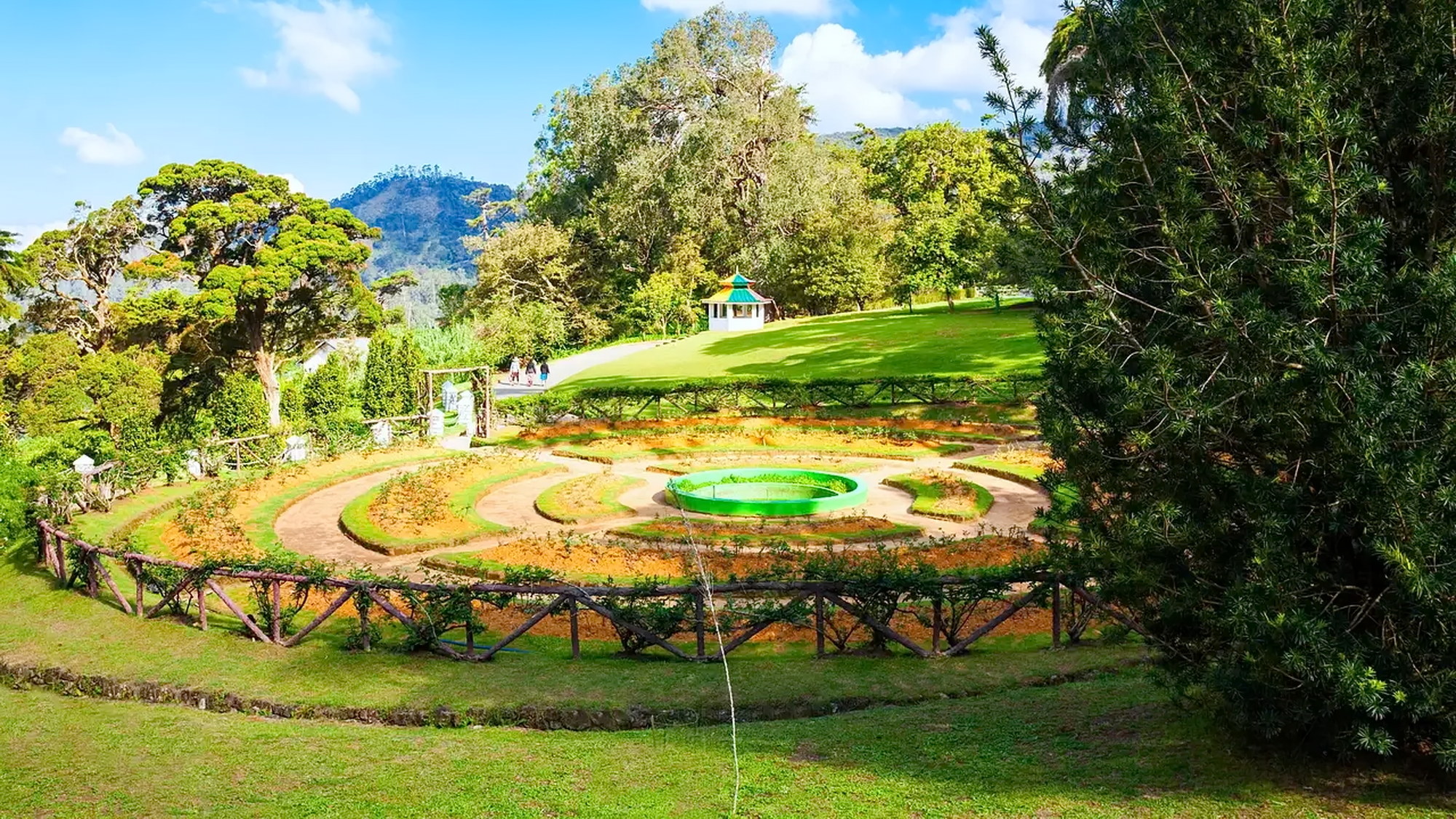 Sri Lankan highlands and peaceful wellness surroundings