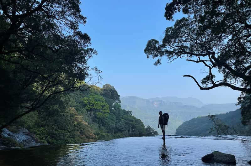 Open highland scenery and mountain trekking landscapes