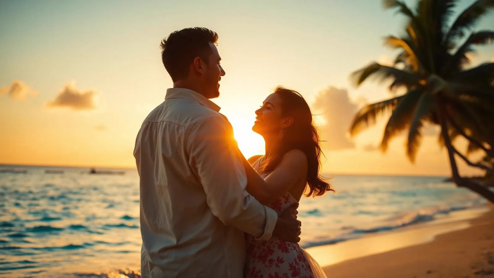 Coastal atmosphere and romantic travel scenery in Sri Lanka